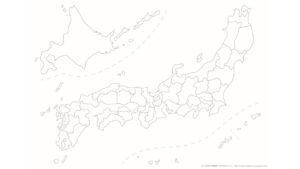 日本地図 白地図を無料 都道府県 覚え方 県庁所在地 パズル 購入 わかりやすいクラブ